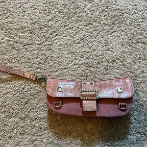 Pink wristlet